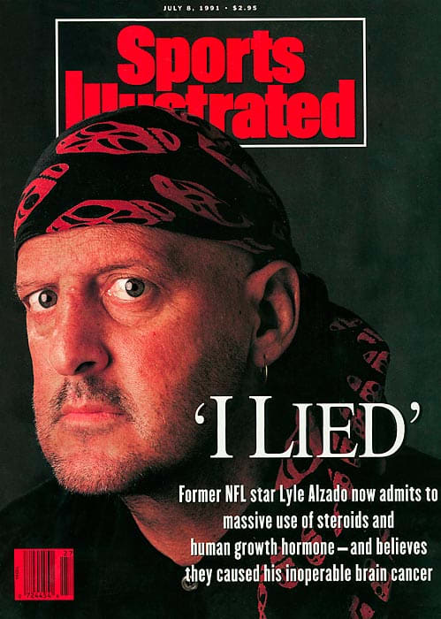 Lyle Alzado Admits to Massive Use of Steroids